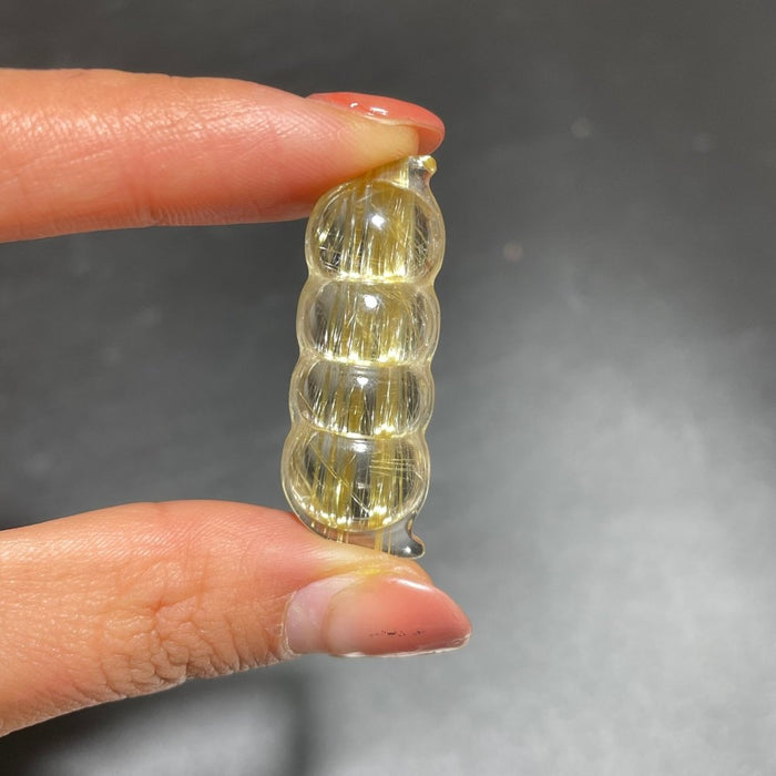 High Quality Golden Rutile Sugar Pea Carving Snap Pea