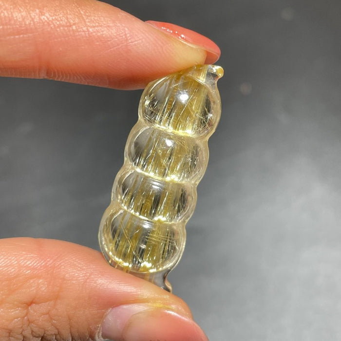 High Quality Golden Rutile Sugar Pea Carving Snap Pea