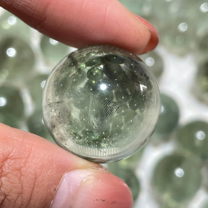 High Quality Green Amethyst Crystal Sphere Ball Wholesale