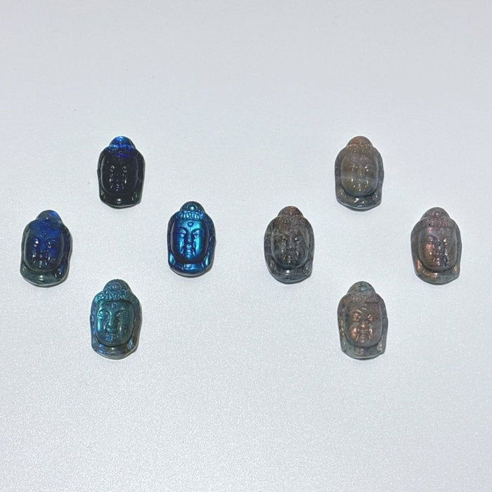High Quality Labradorite Buddha Head Carving Wholesale