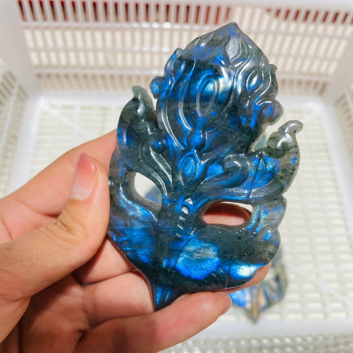 High Quality Labradorite Masquerade Masks Carving Wholesale