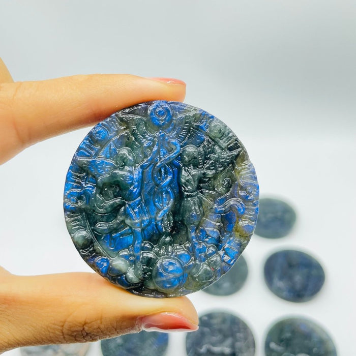 Labradorite Twelve Constellations Carving Wholesale