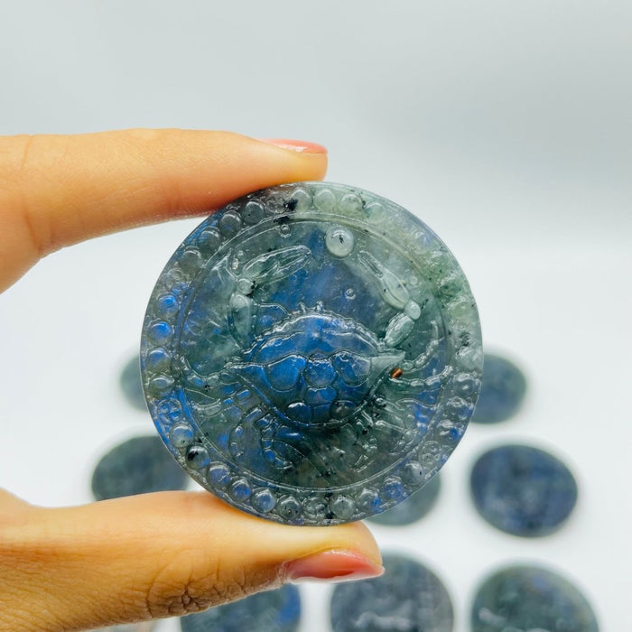 Labradorite Twelve Constellations Carving Wholesale