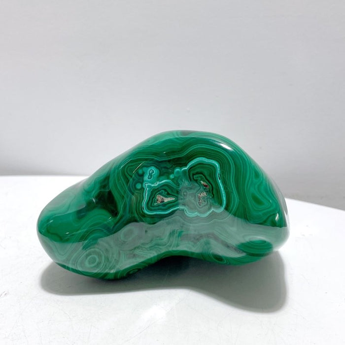 High Quality Large Polished Malachite Free Form