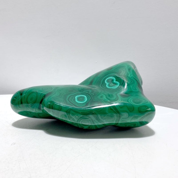 High Quality Large Polished Malachite Free Form