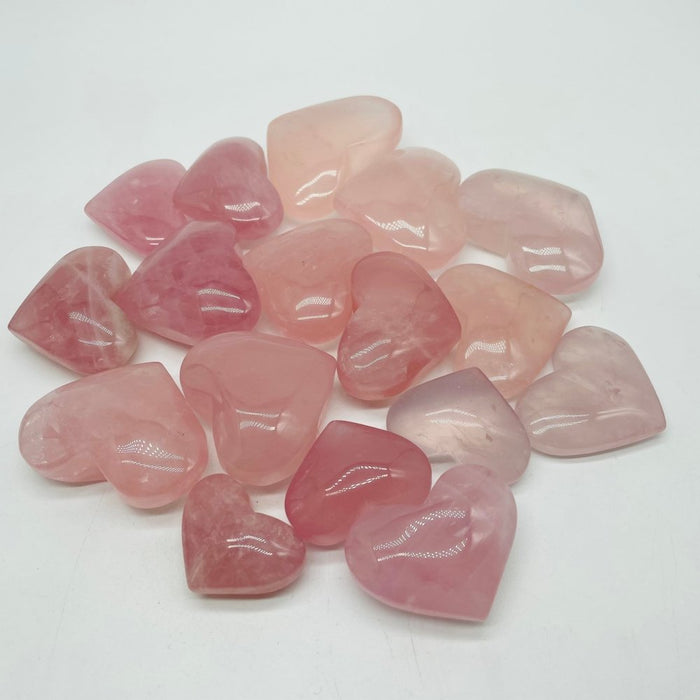 High Quality Madagascar Rose Quartz Heart Wholesale