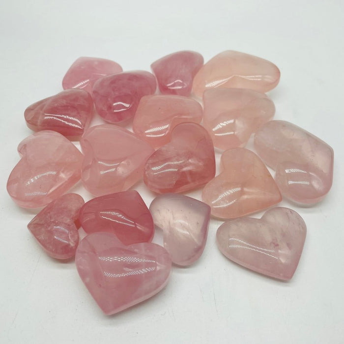 High Quality Madagascar Rose Quartz Heart Wholesale