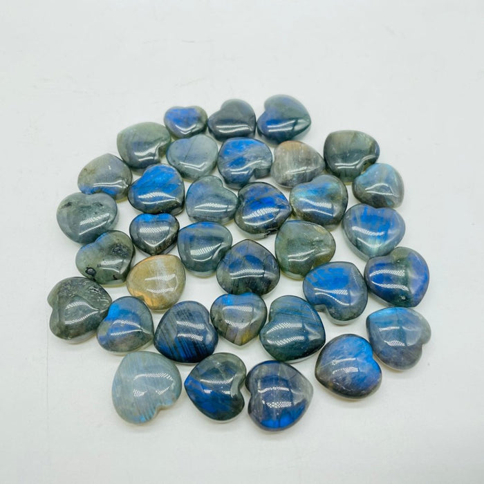 High Quality Mini Labradorite Heart DIY Pendant Wholesale