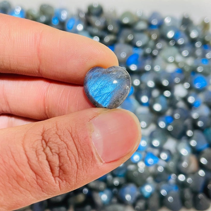 High Quality Mini Labradorite Heart DIY Pendant Wholesale
