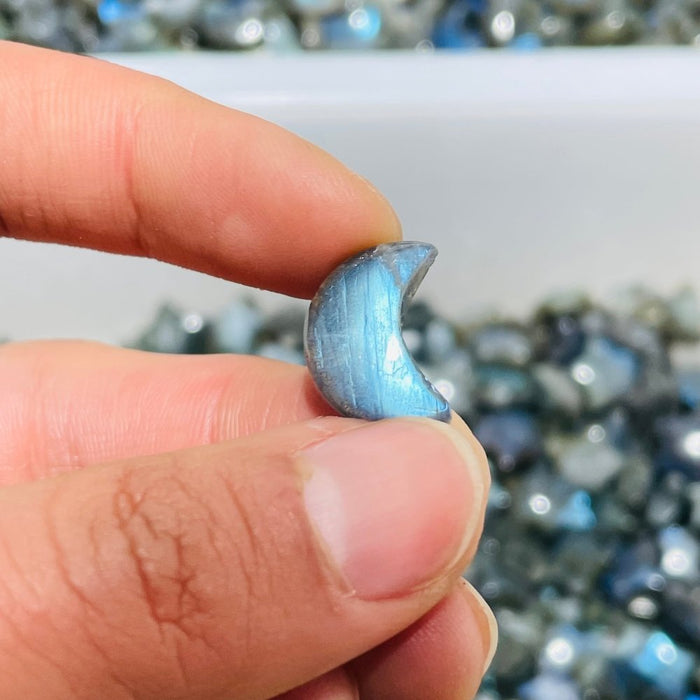 High Quality Mini Labradorite Star Moon DIY Pendant Wholesale