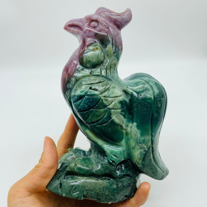 High Quality Ocean Jasper Chicken Carving