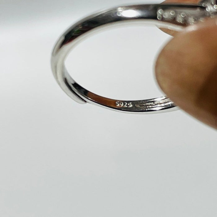 High Quality Purple Garnet S925 Sterling Silver Ring Wholesale