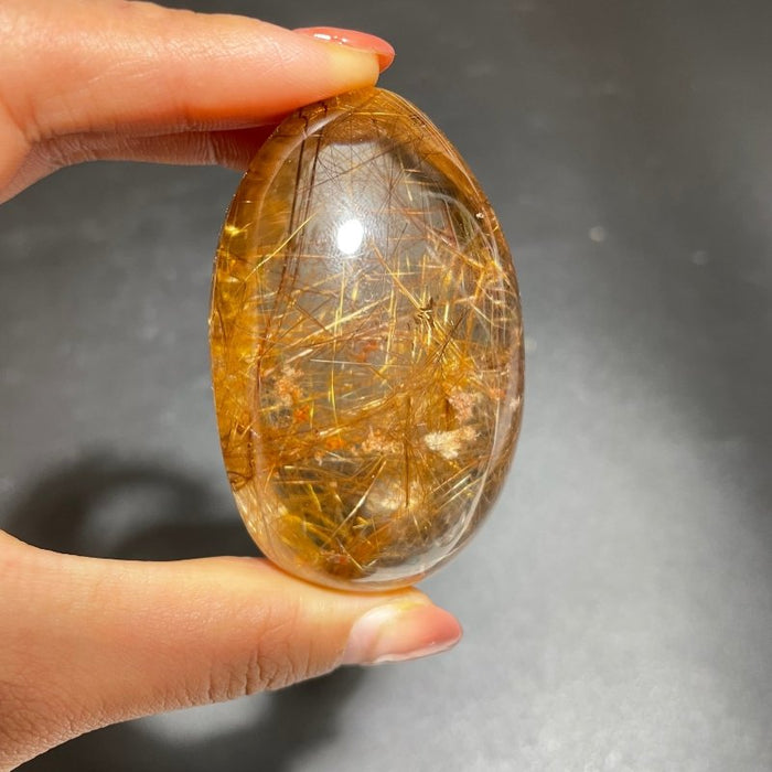 High Quality Rutile Crystal Palm