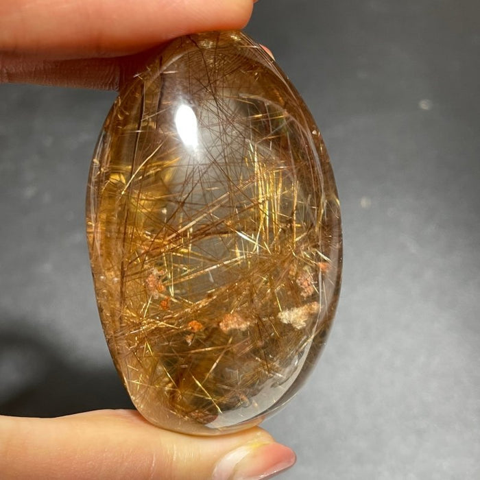 High Quality Rutile Crystal Palm