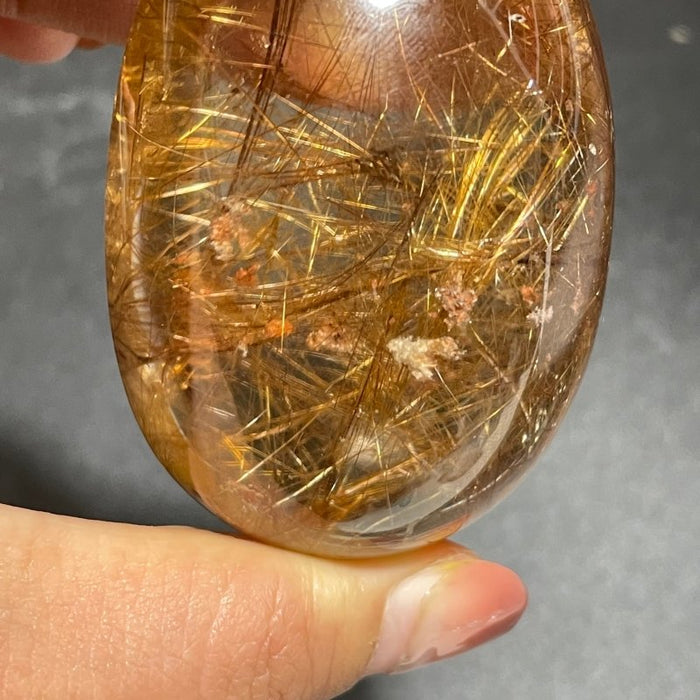 High Quality Rutile Crystal Palm