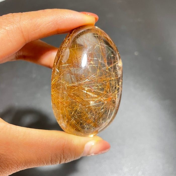 High Quality Rutile Crystal Palm