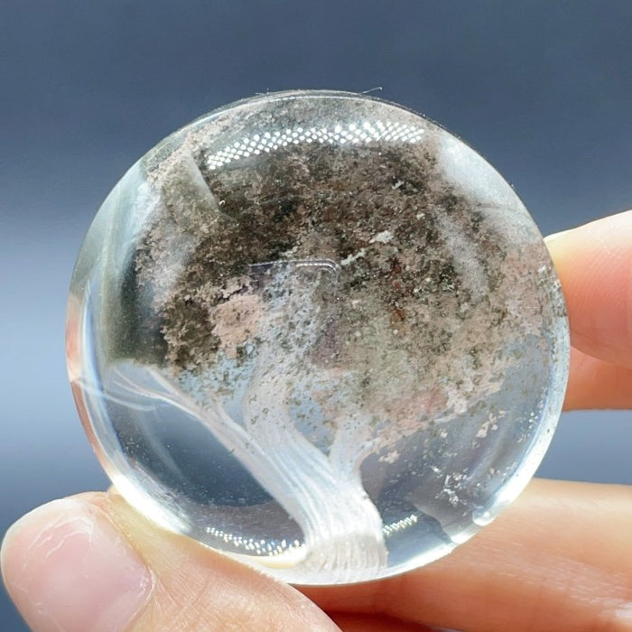 High Quality Scenery Colorful Tree Garden Quartz Inner Scene Carving(HGUD06)