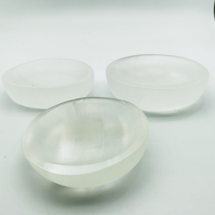 Selenite Bowl Shallow Bowl Wholesale 3.5in(9cm)