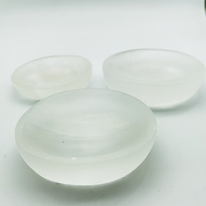 Selenite Bowl Shallow Bowl Wholesale 3.5in(9cm)