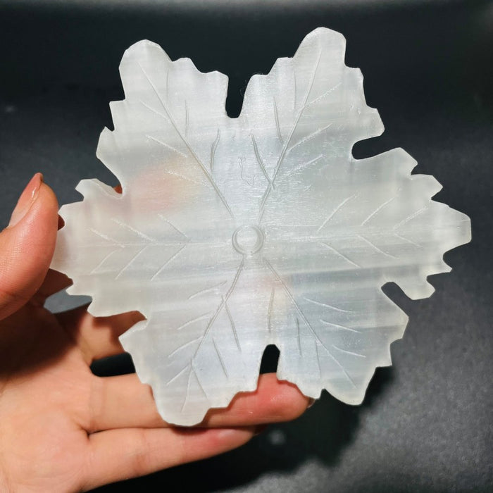 High Quality Selenite Snowflake Carving Wholesale