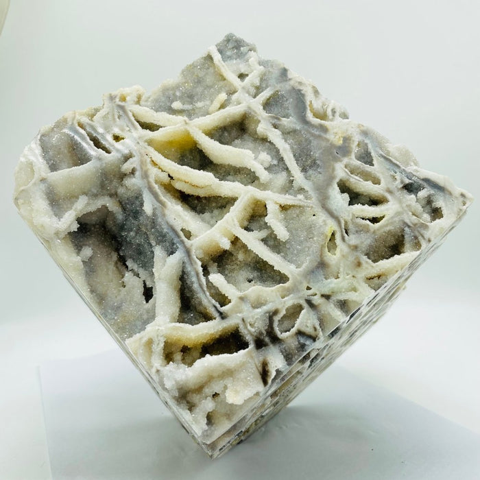 High Quality Sphalerite Druzy Geode Quartz Cube
