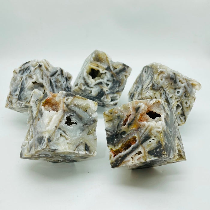 High Quality Sphalerite Druzy Geode Quartz Cube Wholesale