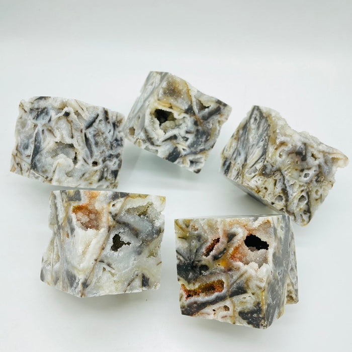 High Quality Sphalerite Druzy Geode Quartz Cube Wholesale