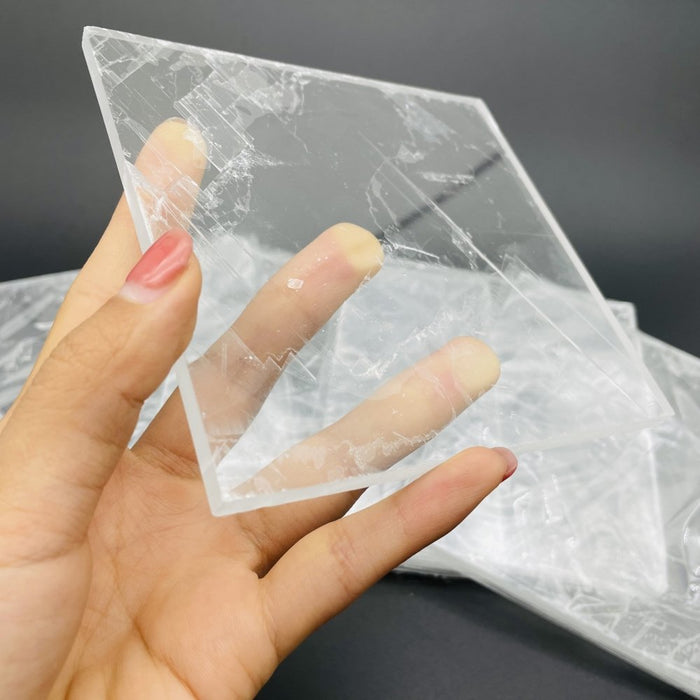 High Quality Square Clear Selenite Wholesale