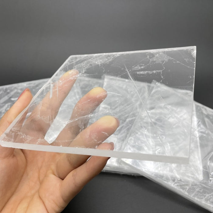 High Quality Square Clear Selenite Wholesale