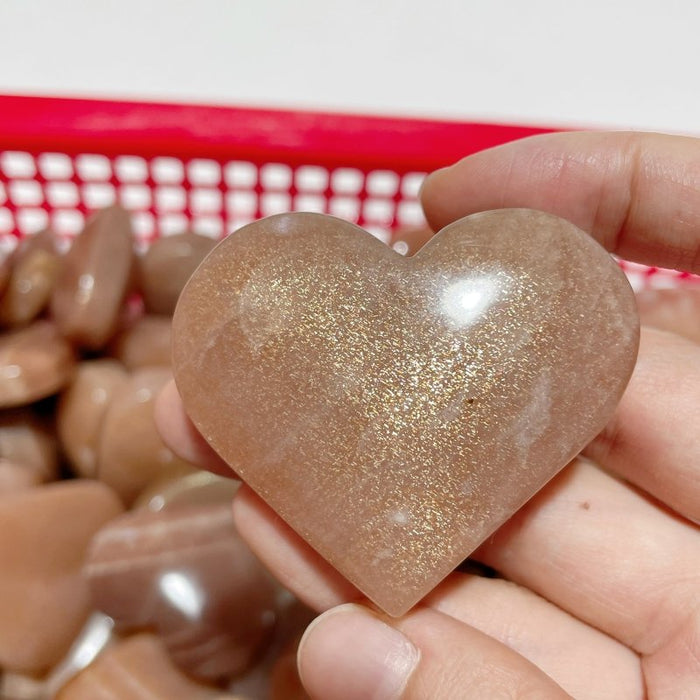 High Quality Sunstone Heart Wholesale