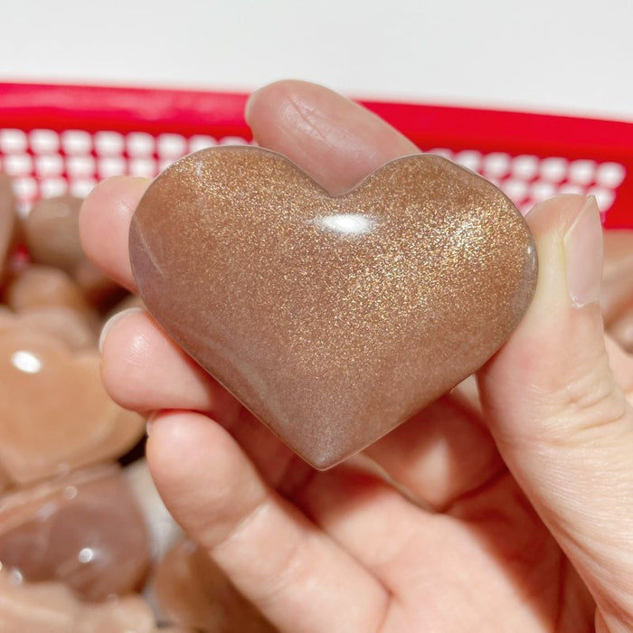 High Quality Sunstone Heart Wholesale