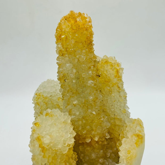 High Quality Yellow Cactus Quartz Cluster