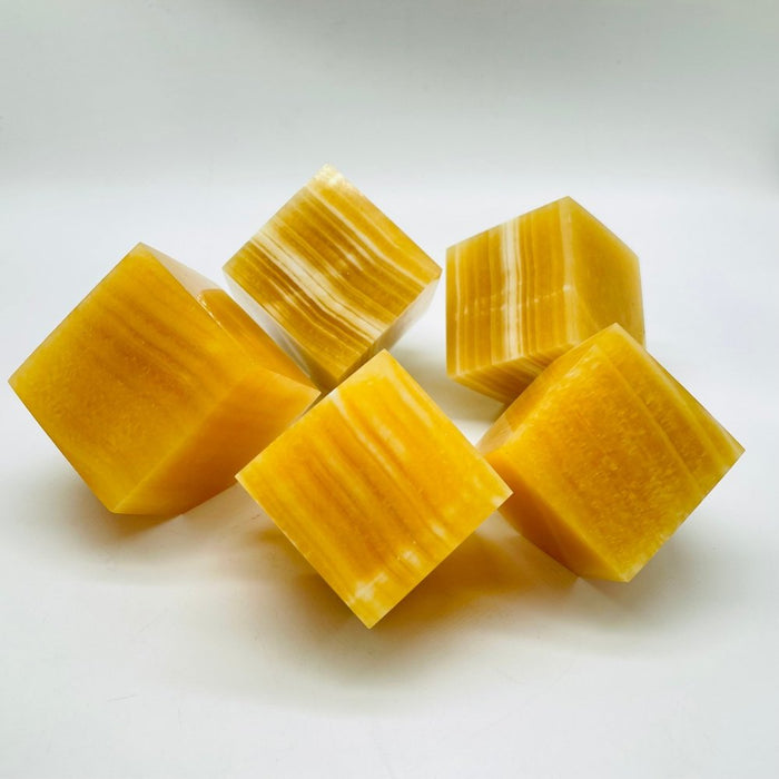 High Quality Yellow Calcite Cube Wholesale