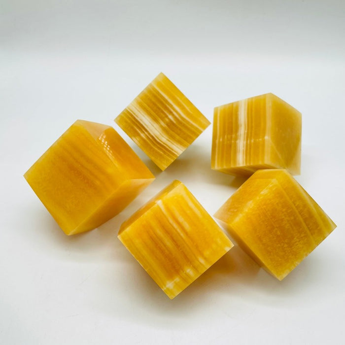 High Quality Yellow Calcite Cube Wholesale