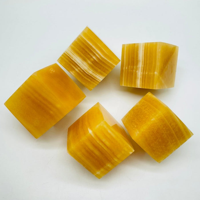 High Quality Yellow Calcite Cube Wholesale