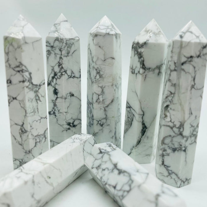 Howlite Point Tower Wholesale