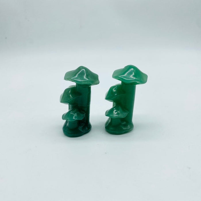 Howlite&Red Jasper Aventurine Mushroom Tree Carving Wholesale