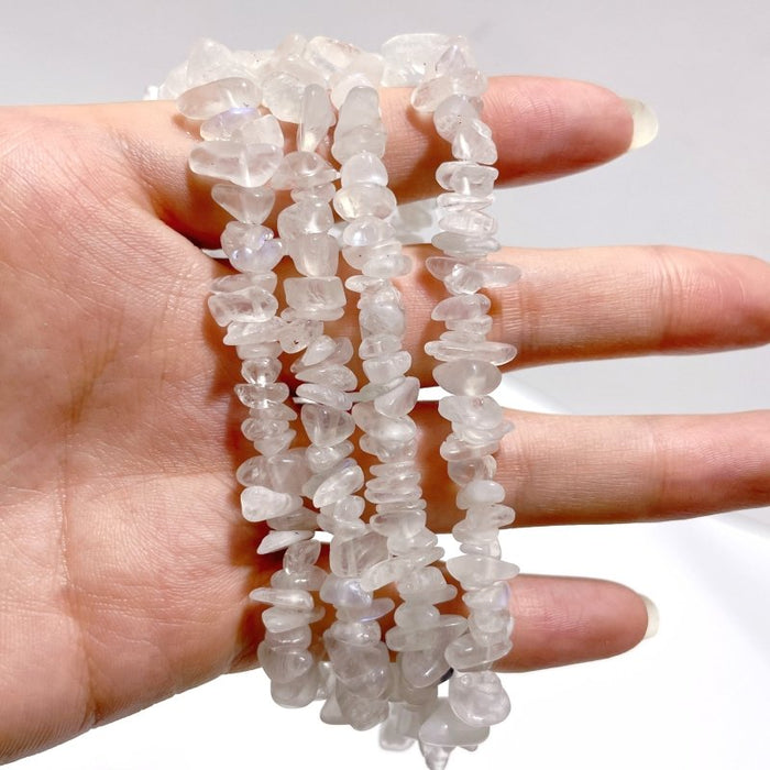 Irregular Crystal Chips Stone DIY Amazonite Smoky Quartz Loose Beads #3