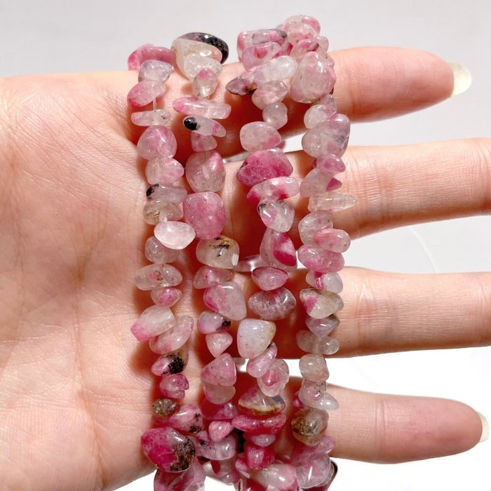 Irregular Crystal Chips Stone DIY Amazonite Smoky Quartz Loose Beads #3