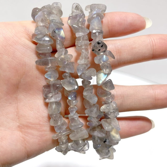 Irregular Crystal Chips Stone DIY Amazonite Smoky Quartz Loose Beads #3