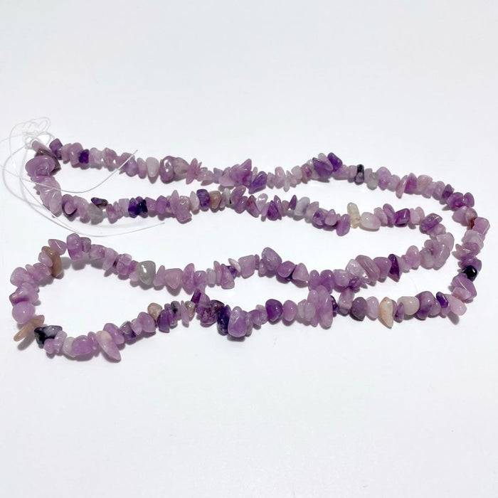 Irregular Crystal Chips Stone DIY Black Tourmaline Lepidolite Loose Beads #5