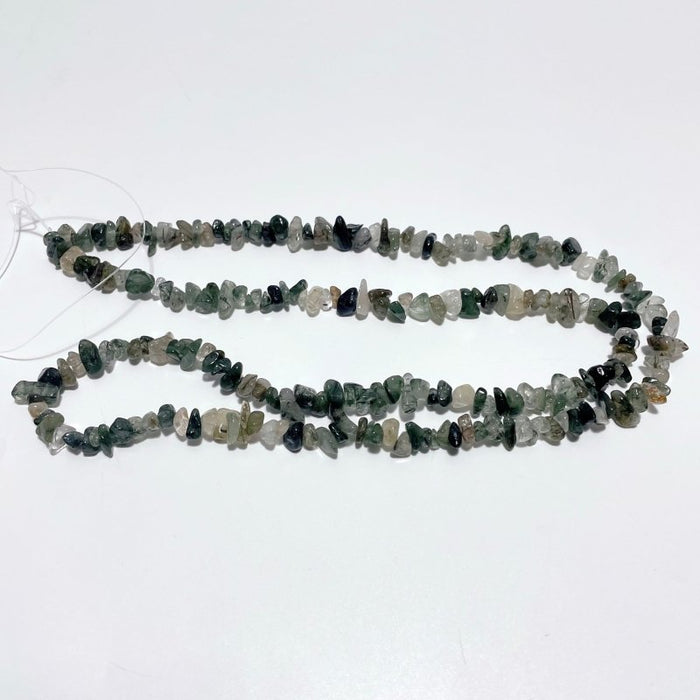 Irregular Crystal Chips Stone DIY Black Tourmaline Lepidolite Loose Beads #5