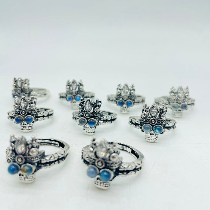 Labradorite Skull Ring Wholesale