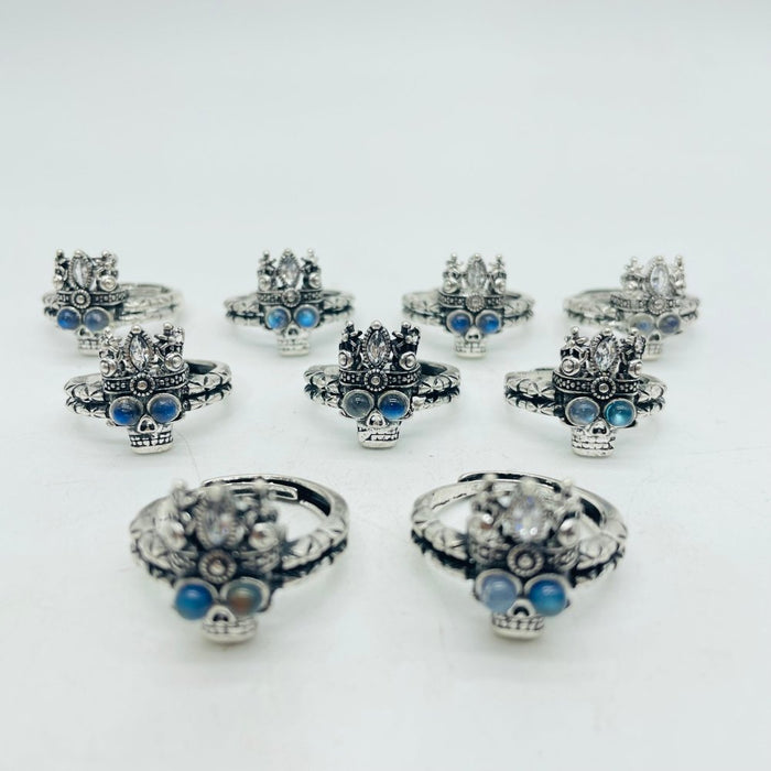 Labradorite Skull Ring Wholesale