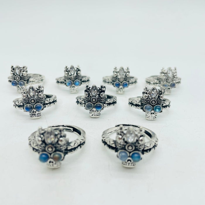 Labradorite Skull Ring Wholesale