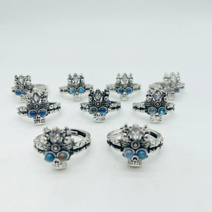 Labradorite Skull Ring Wholesale