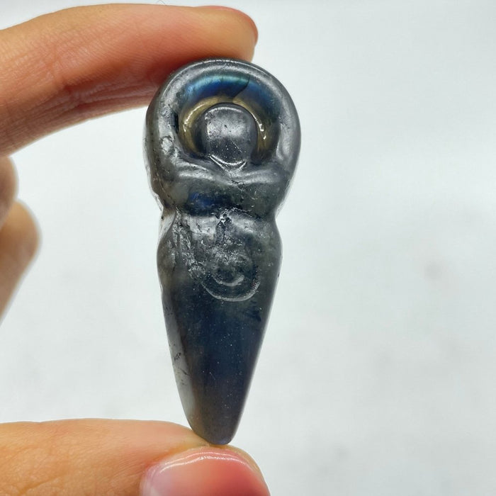 Labradorite Spiral Goddess Carving Wholesale