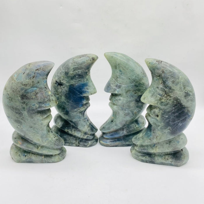Labradorite Stand Moon Face Wholesale