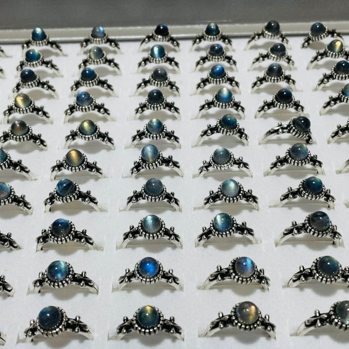 Labradorite Sunflower Ring Wholesale