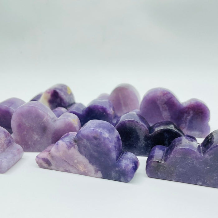 Lepidolite Cloud Carving Wholesale